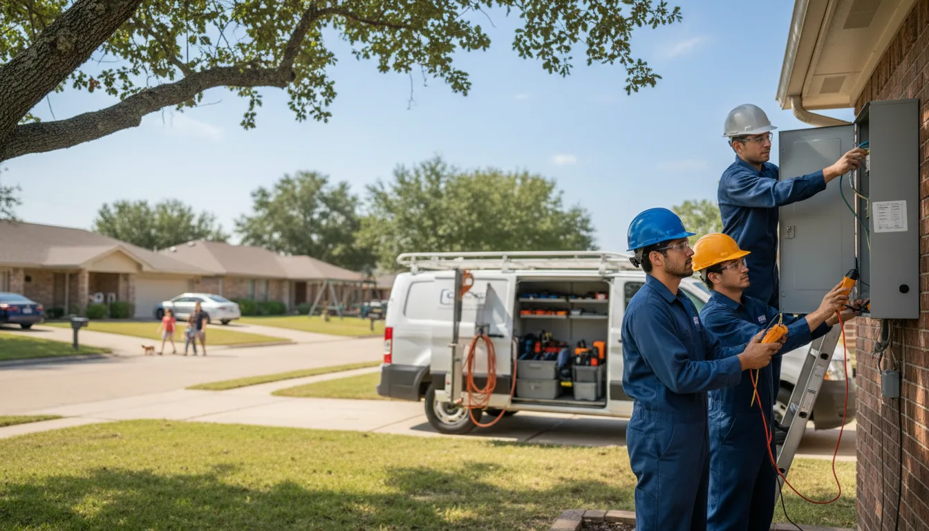 Certified electrician providing emergency electrical services in Owatonna, MN